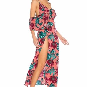For Love & Lemons Flamenco Maxi Dress | Size S